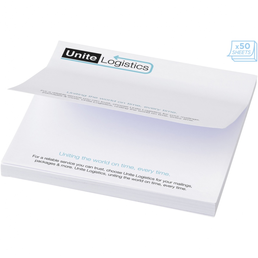 Logo trade corporate gifts picture of: Sticky-Mate® large square sticky notes 100x100mm