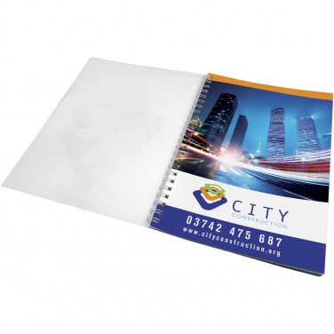 Logotrade advertising product picture of: Desk-Mate® wire-o A5 notebook PP cover