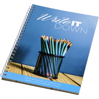 Logotrade advertising products photo of: Desk-Mate® A5 spiral notebook