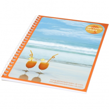 Logo trade advertising product photo of: Desk-Mate® A5 notebook synthetic cover