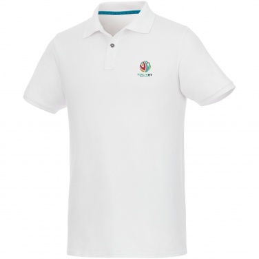 Logotrade promotional items photo of: Beryl short sleeve men's organic recycled polo
