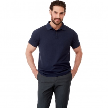 Logotrade promotional merchandise photo of: Beryl short sleeve men's organic recycled polo