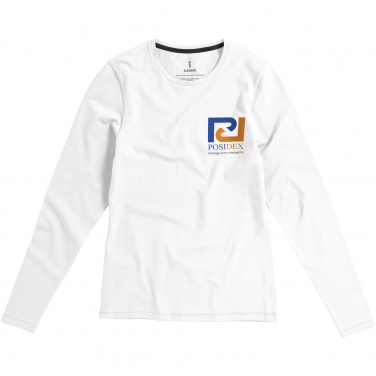 Logo trade promotional items picture of: Ponoka long sleeve women's organic t-shirt