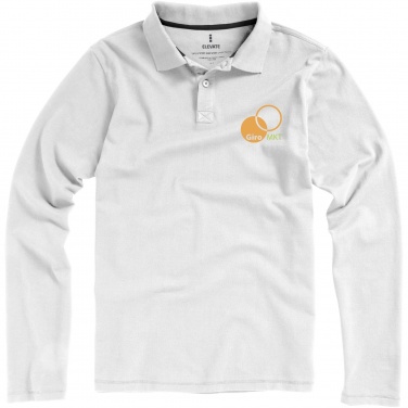 Logotrade promotional merchandise image of: Oakville long sleeve men's polo