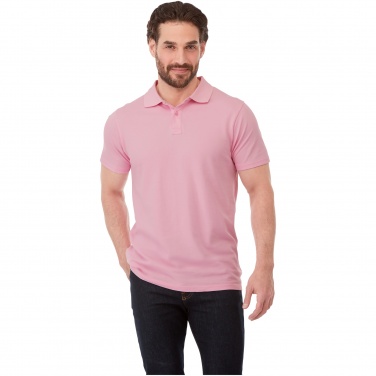 Logo trade corporate gifts picture of: Helios short sleeve men's polo