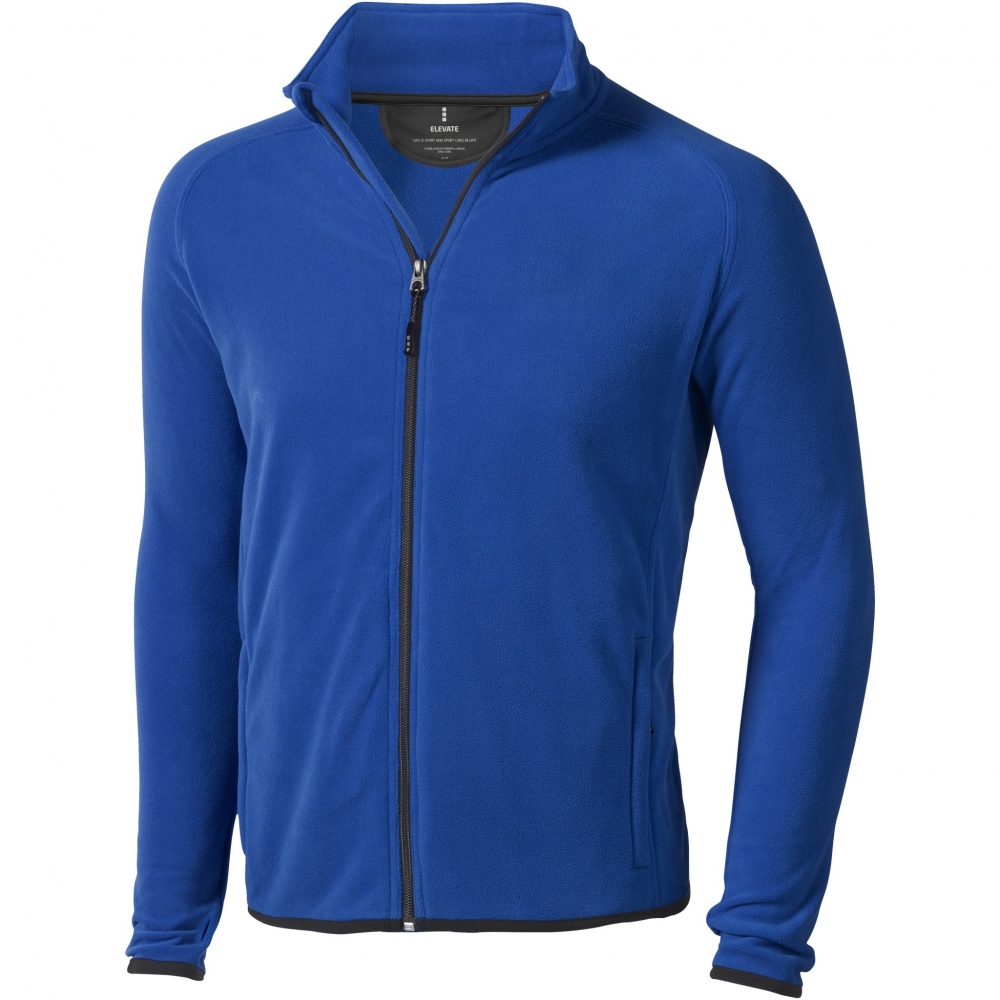 Logo trade promotional merchandise image of: Brossard men's full zip fleece jacket
