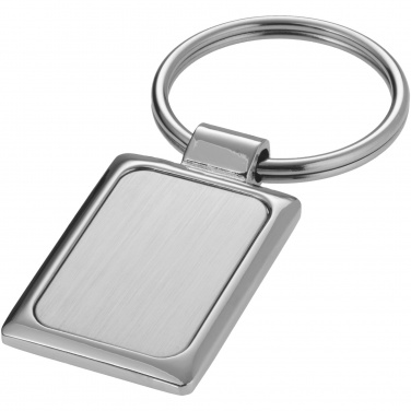 Logotrade promotional gift picture of: Sergio rectangular metal keychain