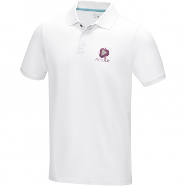 Logo trade promotional item photo of: Graphite short sleeve men’s organic polo