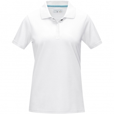 Logo trade promotional gifts picture of: Graphite short sleeve women’s organic polo