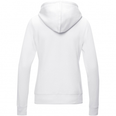Logo trade business gifts image of: Ruby women’s organic recycled full zip hoodie