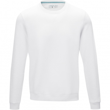 Logo trade promotional merchandise picture of: Jasper men’s organic recycled crewneck sweater