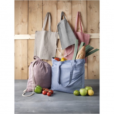 Logo trade corporate gifts picture of: Pheebs 210 g/m² recycled gusset tote bag 13L