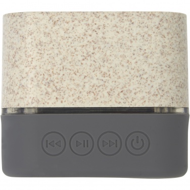 Logo trade promotional gift photo of: Aira wheat straw Bluetooth® speaker