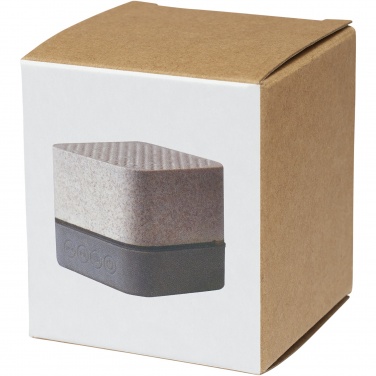 Logo trade promotional giveaways image of: Aira wheat straw Bluetooth® speaker