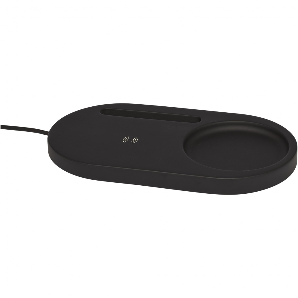Logo trade promotional giveaway photo of: Klip 5W wireless charging desk organizer