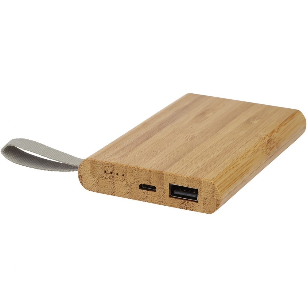 Logotrade advertising products photo of: Tulda 5000 mAh bamboo power bank
