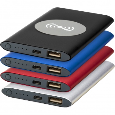 Logo trade promotional giveaways picture of: Juice 4000mAh wireless power bank 