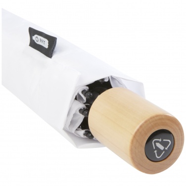 Logo trade promotional merchandise image of: Birgit 21'' foldable windproof recycled PET umbrella