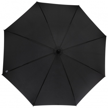 Logo trade corporate gifts image of: Fontana 23" auto open umbrella with carbon look and crooked handle