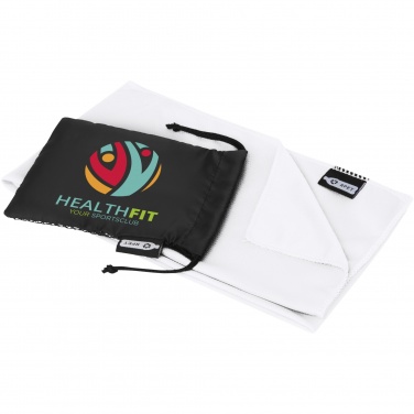 Logo trade business gift photo of: Raquel cooling towel made from recycled PET 80x30 cm