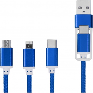 Logo trade advertising products image of: Versatile 5-in-1 charging cable