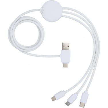 Logo trade promotional product photo of: Pure 5-in-1 charging cable with antibacterial additive