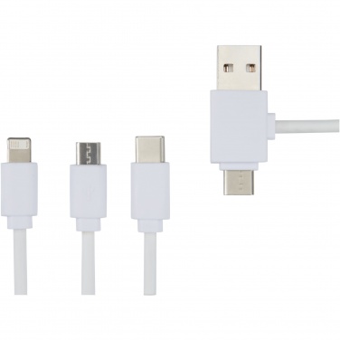 Logo trade promotional gift photo of: Pure 5-in-1 charging cable with antibacterial additive