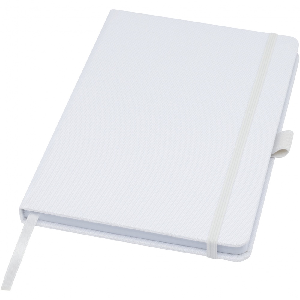 Logotrade promotional products photo of: Honua A5 recycled paper notebook with recycled PET cover