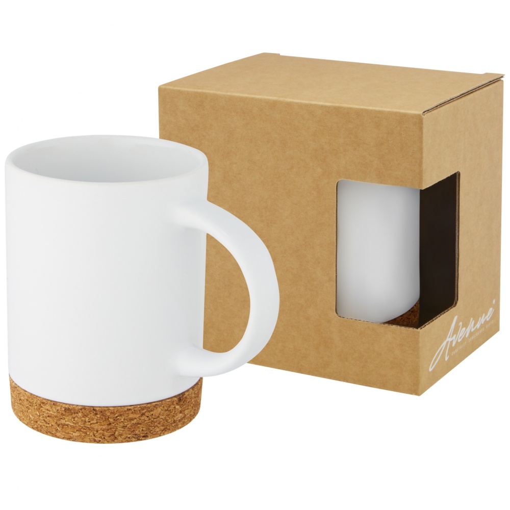 Logotrade promotional merchandise photo of: Neiva 425 ml ceramic mug with cork base