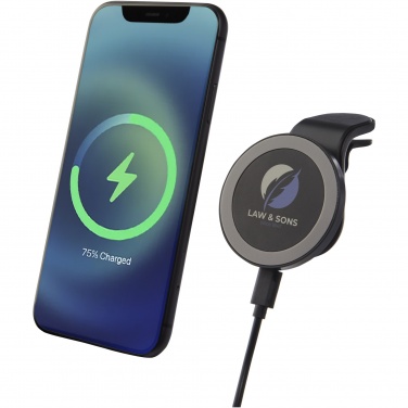 Logotrade promotional merchandise image of: Magclick 10W wireless magnetic car charger