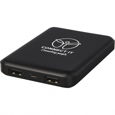 Logotrade promotional merchandise picture of: Gleam 5000 mAh ultra slim light-up power bank