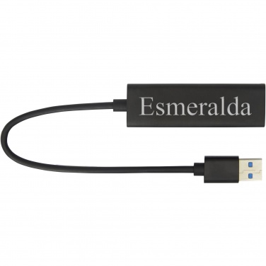Logo trade promotional giveaways picture of: ADAPT aluminum USB 3.0 hub