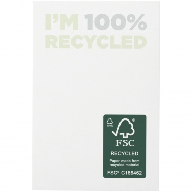 Logo trade advertising products image of: Sticky-Mate® recycled sticky notes 50 x 75 mm