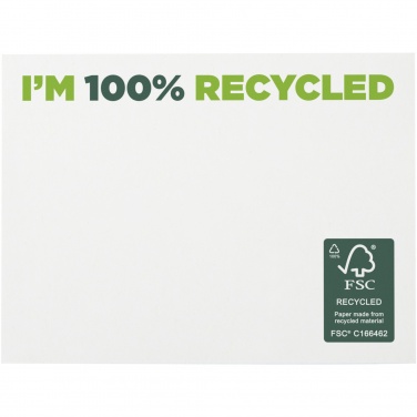 Logo trade promotional items image of: Sticky-Mate® recycled sticky notes 100x75 mm