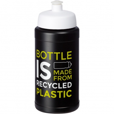 Logo trade promotional merchandise photo of: Baseline 500 ml recycled sport bottle