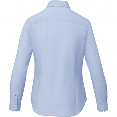 Logo trade promotional giveaways image of: Cuprite long sleeve women's organic shirt