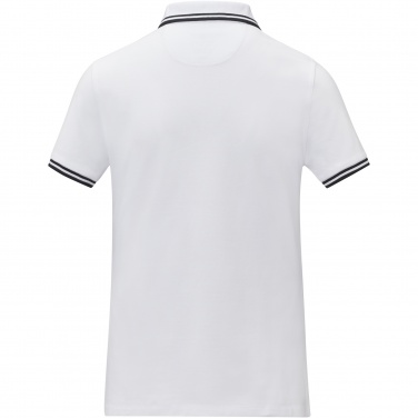 Logo trade promotional merchandise photo of: Amarago short sleeve women's tipping polo