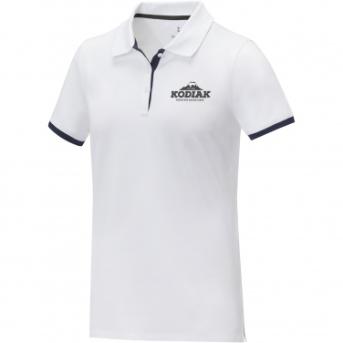 Logotrade promotional giveaways photo of: Morgan short sleeve women's duotone polo