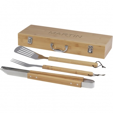Logo trade promotional products image of: Assadus 3-piece BBQ set
