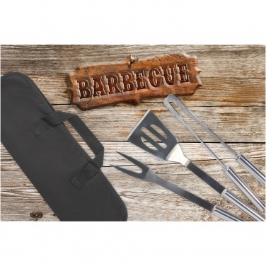 Logotrade promotional merchandise image of: Barcabo BBQ 3-piece set