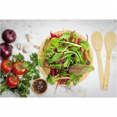 Logotrade business gifts photo of: Argulls bamboo salad bowl and tools