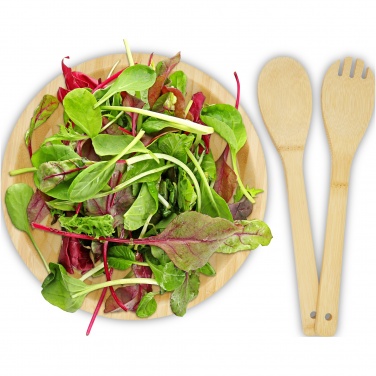 Logo trade corporate gift photo of: Argulls bamboo salad bowl and tools