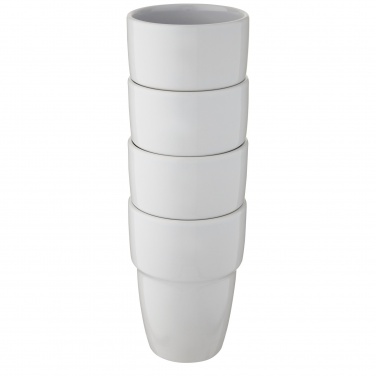 Logo trade promotional merchandise picture of: Staki 4-piece 280 ml stackable mug gift set