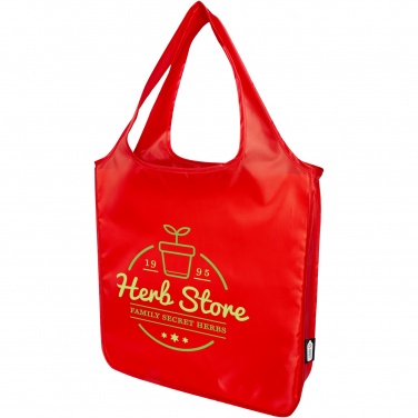Logo trade promotional gift photo of: Ash RPET large foldable tote bag 14L