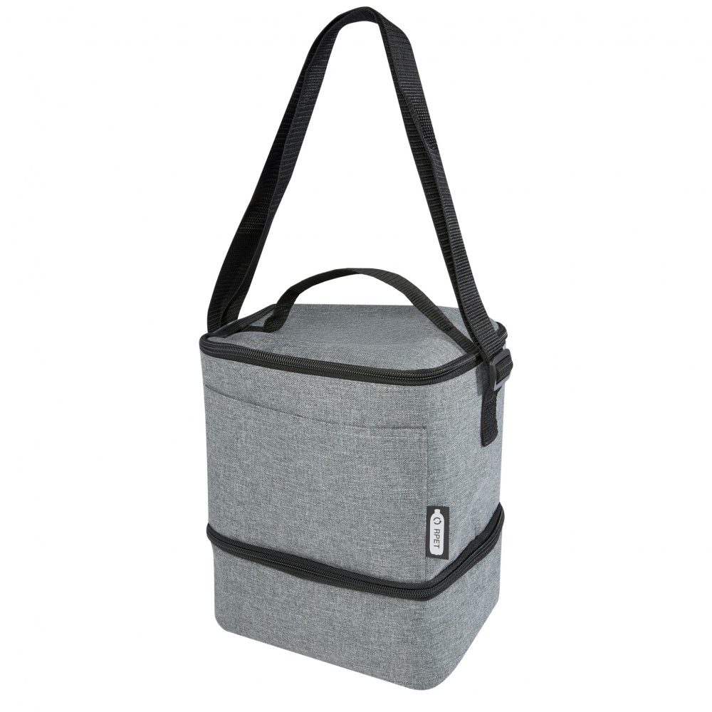 Logo trade promotional giveaways image of: Tundra 9-can GRS RPET lunch cooler bag 9L