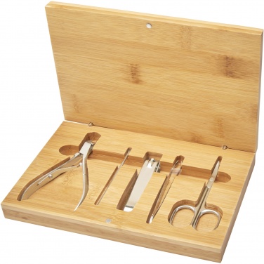 Logotrade promotional gifts photo of: Ladia 5-piece bamboo manicure set