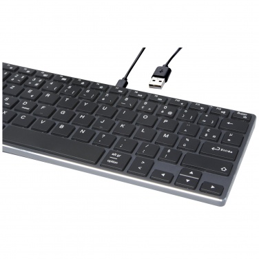Logo trade promotional merchandise image of: Hybrid performance Bluetooth keyboard - AZERTY