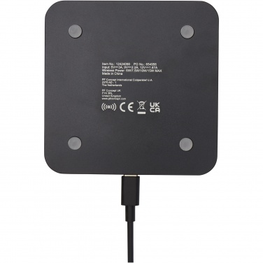 Logotrade promotional giveaway picture of: Hybrid 15W premium wireless charging pad