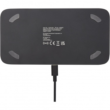 Logotrade promotional products photo of: Hybrid 15W premium dual wireless charging pad