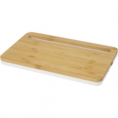 Logo trade promotional gifts picture of: Medake 10W bamboo wireless charger